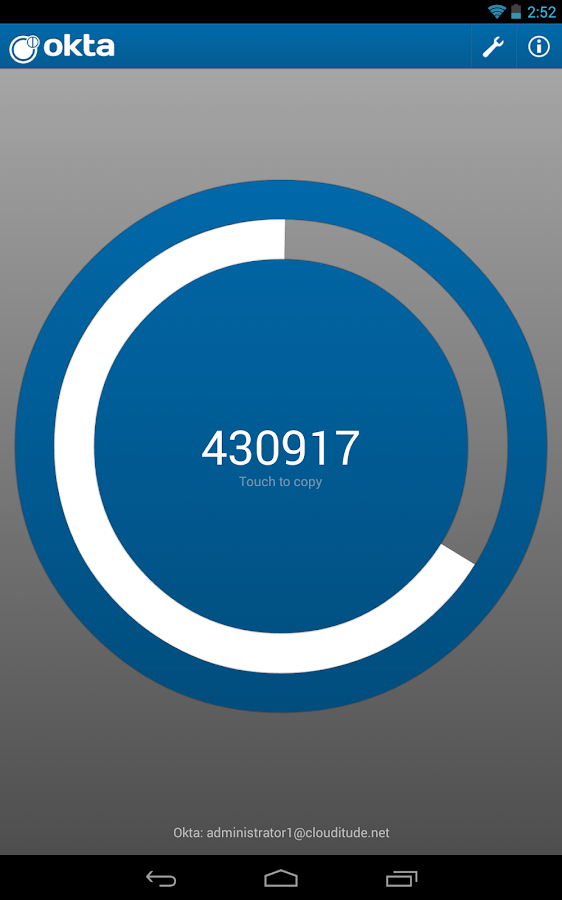 Okta verify android apps on google play