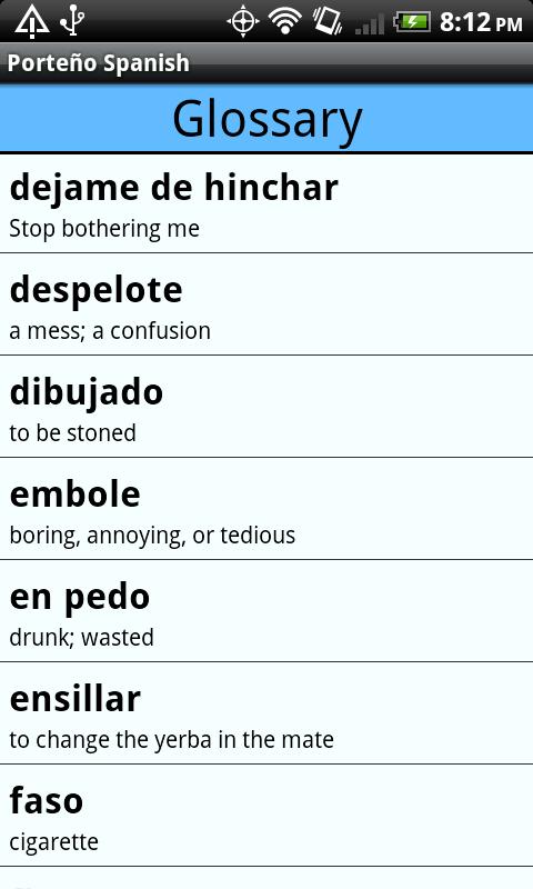 Porteño Spanish Screen 2