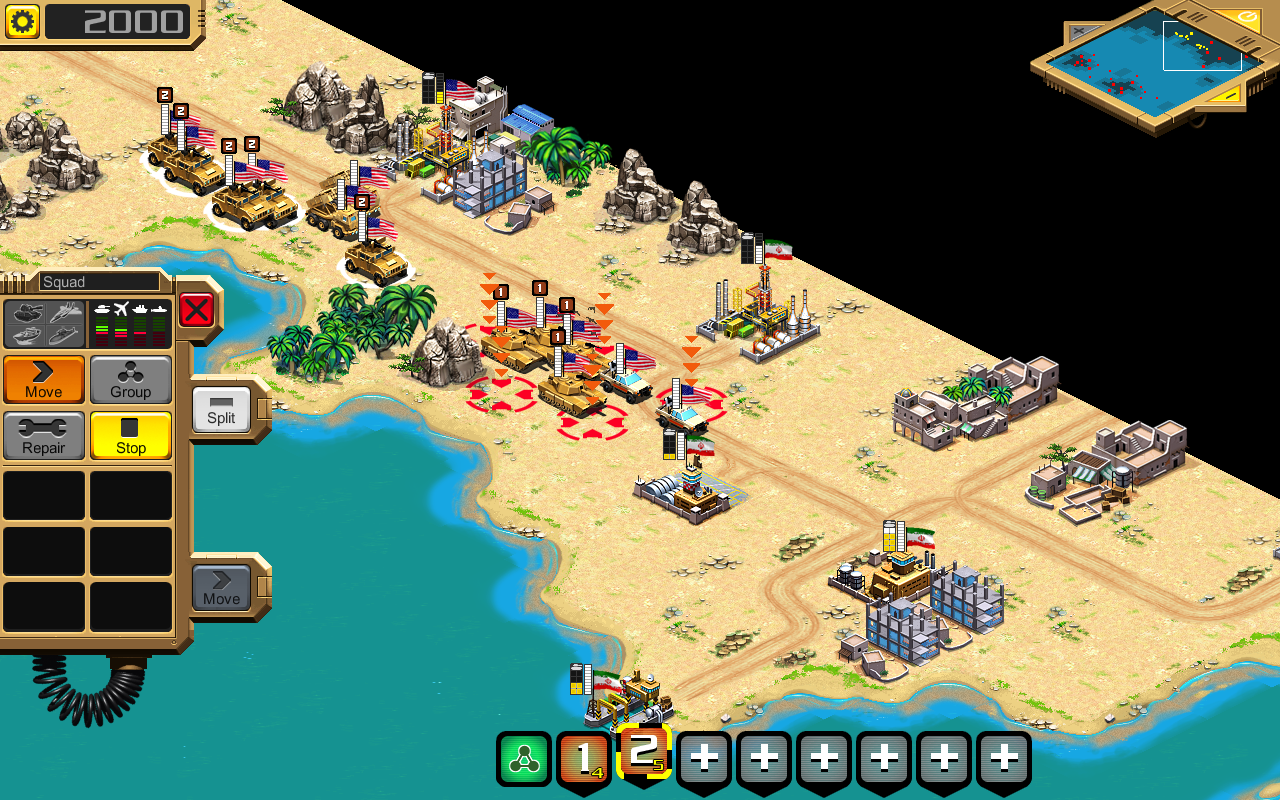    Desert Stormfront - RTS- screenshot  