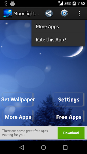 【免費生產應用App】Moonlight Live Wallpaper-APP點子