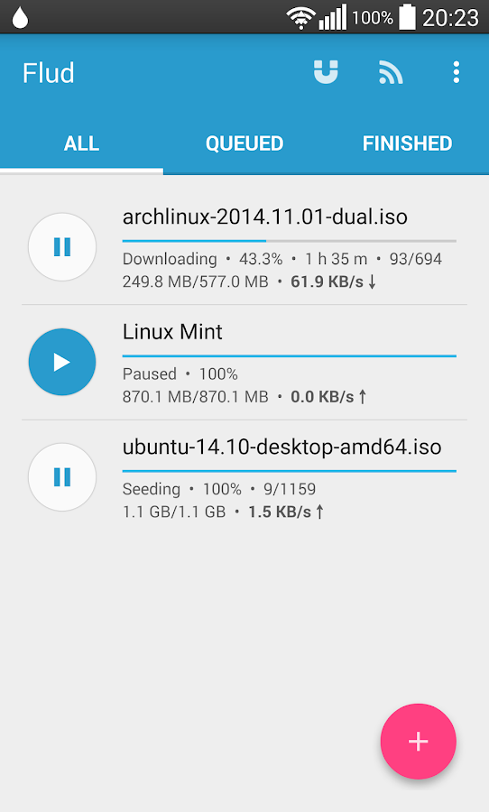 Flud (Ad free) - screenshot