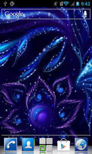 Lastest Marvelous blue flower LWP APK