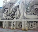 Black and White Mural