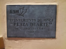 Placa Plaza Duarte