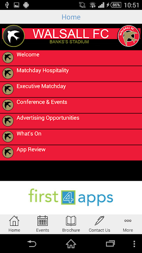 Walsall FC Conference Events