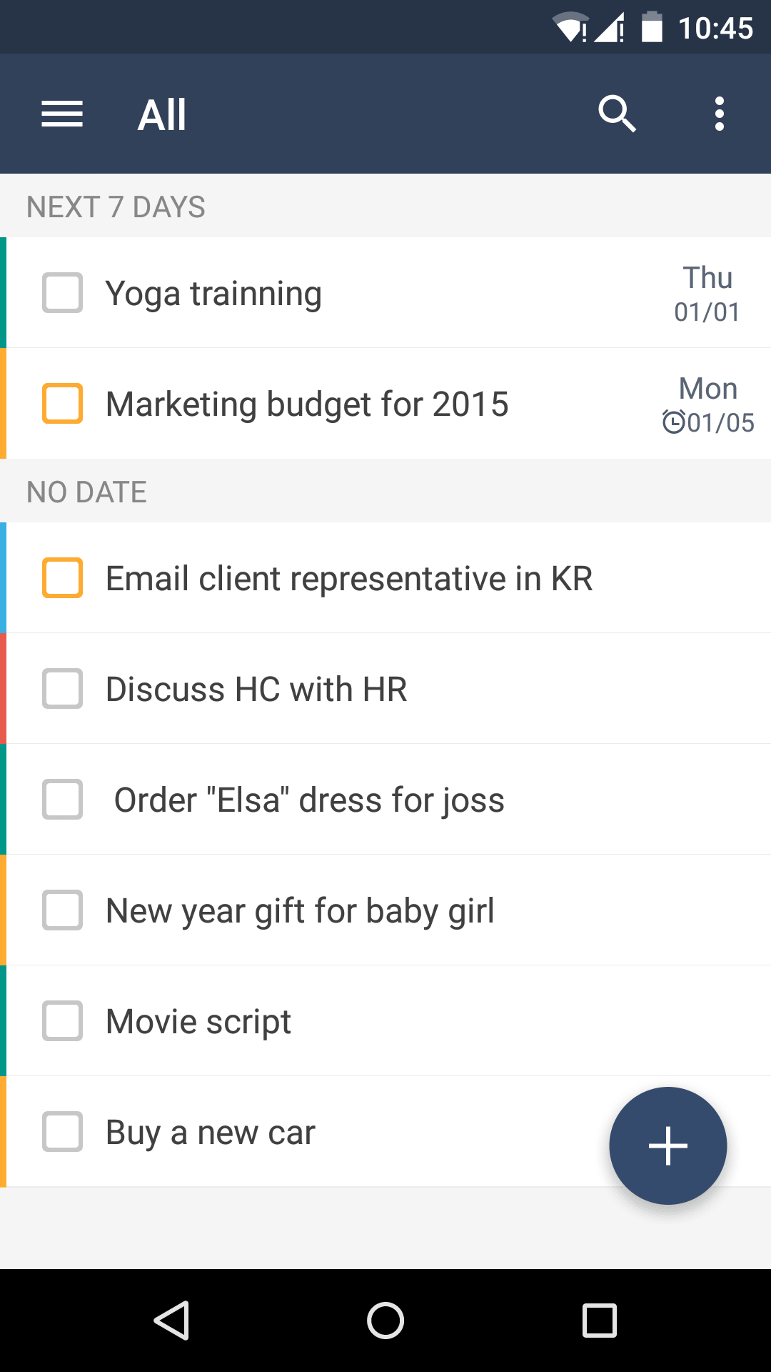 Android application GTasks: Todo List & Task List screenshort