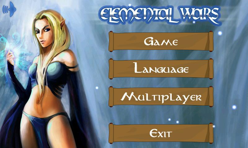 Android application Elemental Wars screenshort