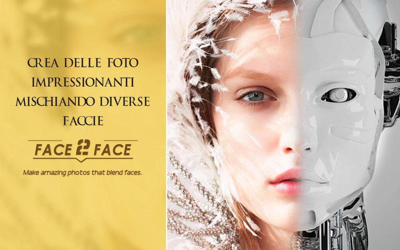 Android application Face2Face-funny face effects screenshort