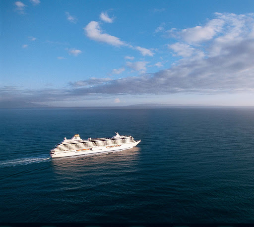 Crystal-Serenity-At-Sea - Tranquil seas and beautiful, sunny days await you aboard Crystal Serenity.