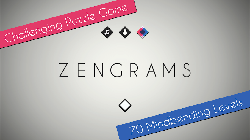 Zengrams- Tangram Puzzle Board Screen 1