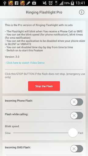 Ringing Flashlight Pro