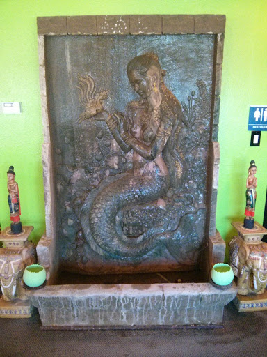 Krung Thai Mermaid Water Statue
