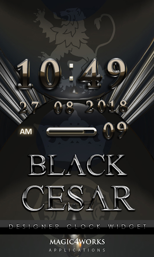 Cesar Digital Clock Widget