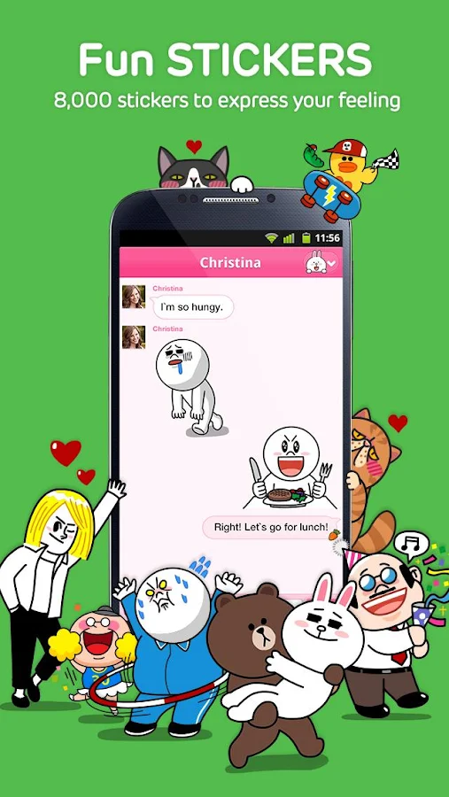 LINE:Chamadas&Mensagens Grátis - screenshot
