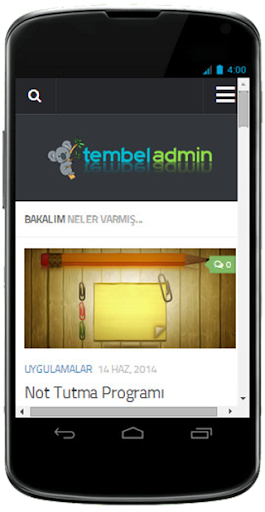 Tembel Admin