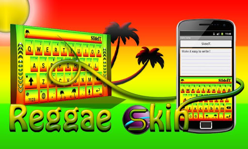 【免費個人化App】SlideIT Reggae Skin-APP點子