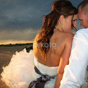 When Everyone Goes Home by RaeLynn Petrovich - Wedding Bride & Groom
