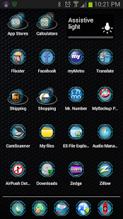 How to install HD Icons: Dark Edges - Blue patch 2.0.5 apk for bluestacks