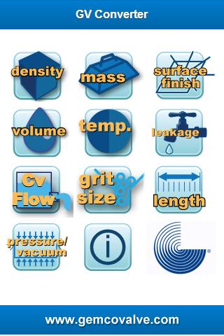 Gemco Valve Converter App