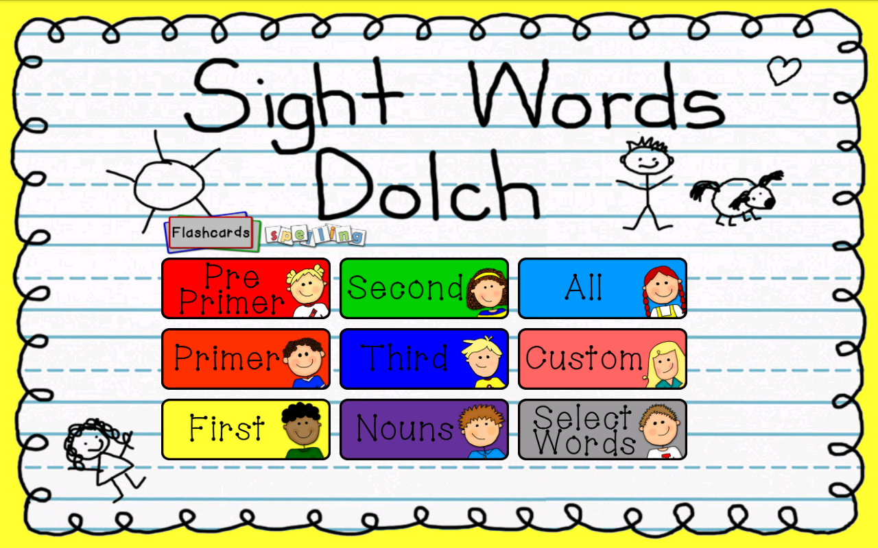Worksheet Grade 1 Dolch Sight Words sight words dolch android apps on google play screenshot
