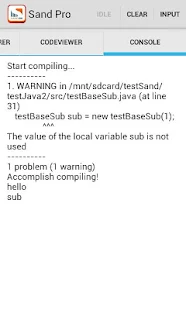 Sand IDE Pro for Java - screenshot thumbnail