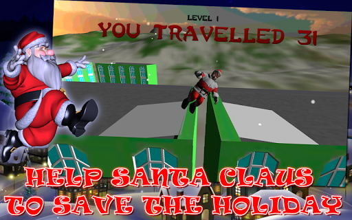 Parkour Santa Claus