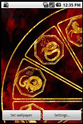 Chinese Zodiac Live Wallpaper Screen 2