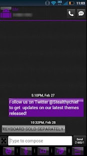 How to download GO SMS Clean Purple Theme lastet apk for bluestacks