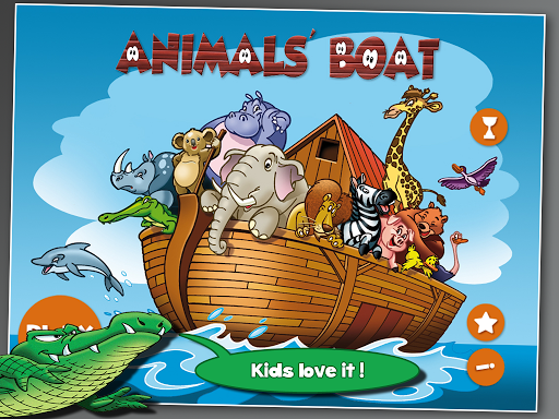 Animals' Boat for Toddlers