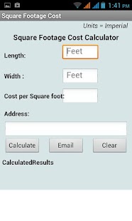 Lastest Square Footage Calculator APK for PC
