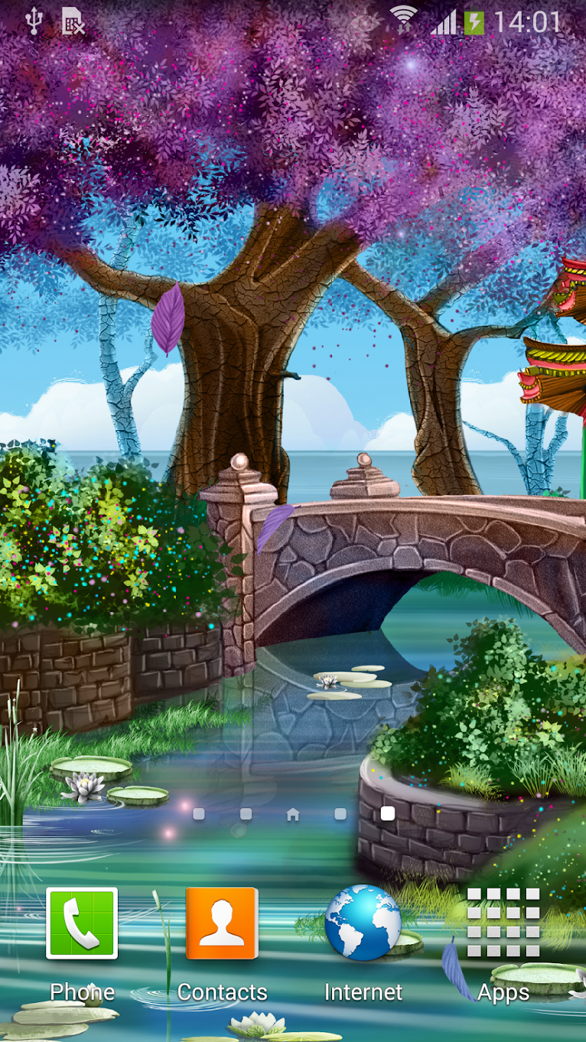 Magic Garden Live Wallpaper HD Screen 2