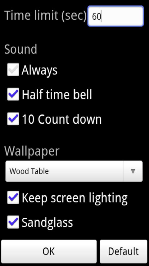 Rummikub Timer Screen 3
