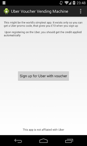 Uber Voucher £10
