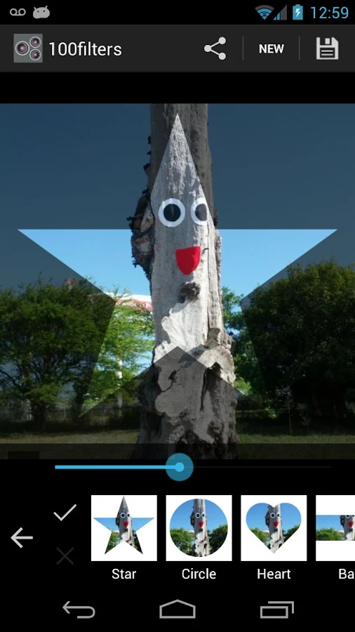 100filters Selfie Frame Editor - screenshot