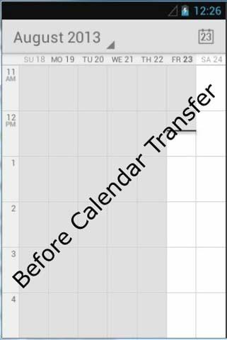 Outlook Calendar Transfer Sync Screen 2