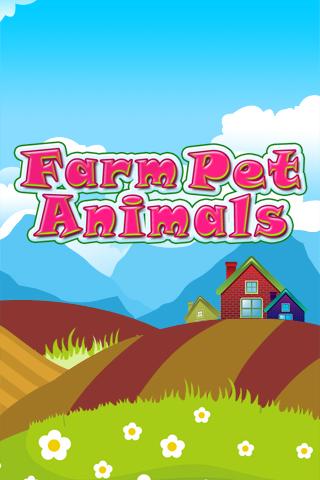 Farm Pet Animal Toddler Match