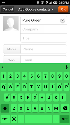 【免費個人化App】Pure Green- Emoji Keyboard-APP點子