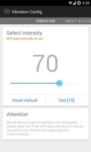 Vibration Config Nexus 4 5