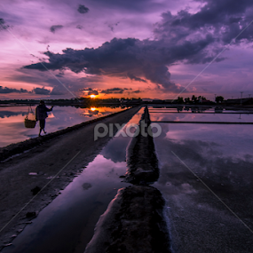 finish by Arik S. Mintorogo - Landscapes Sunsets & Sunrises