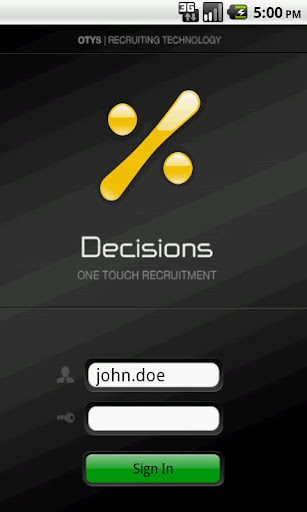 OTYS Decisions app