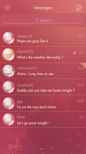 How to install GO SMS PINK CHRISTMAS THEME 1.0 apk for pc