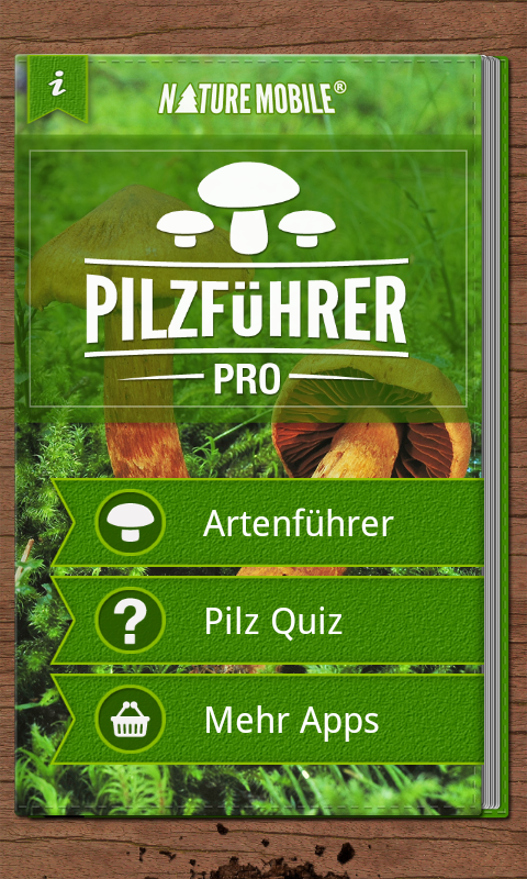 Android application Mushrooms PRO - NATURE MOBILE screenshort