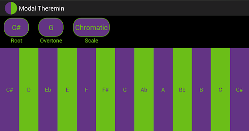 Theremin Tuned to Modes Scales