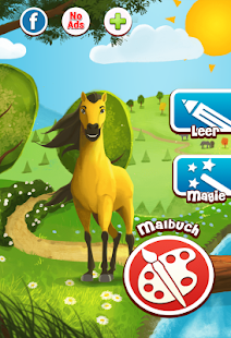 Android-Anwendung Horse coloring pages game Screenshot