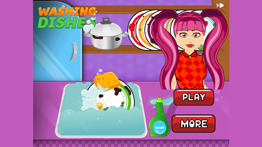 Monster Girl Dish Washing Game