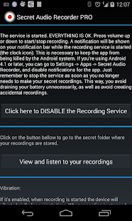 Secret Audio Recorder PRO