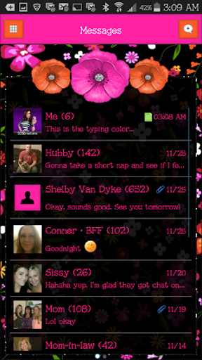 GO SMS THEME - SCS420