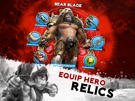 【免費策略App】Heroes of War: Orcs vs Knights-APP點子