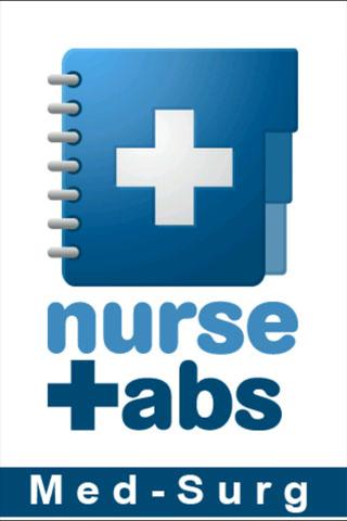Android application NurseTabs: Med/Surg screenshort