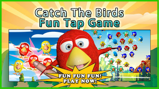 鳥を捕まえる - 楽しいゲームをタップ